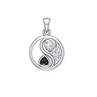 Algopix Similar Product 5 - Peter Stone Celtic Yin Yang Hearts 925