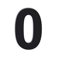 Algopix Similar Product 16 - QT Modern House Number  Large 8 Inch