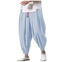 Algopix Similar Product 11 - Wide Leg Casual Pants for Men Relaxed