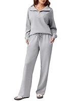 Algopix Similar Product 1 - PINSPARK Womens Sweatsuits 2 Piece Set