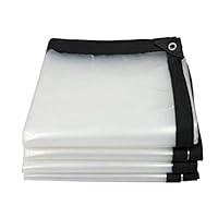 Algopix Similar Product 5 - JLDNC Clear Transparent Tarp 51Mil