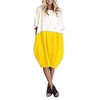 Algopix Similar Product 2 - POTO Women Dresses Loose Color