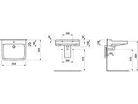 Algopix Similar Product 2 - Laufen Halbsule Laufen PRO A inkl