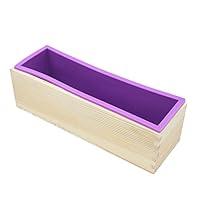 Algopix Similar Product 5 - XHaibei Soap Silicone Loaf Mold Wood