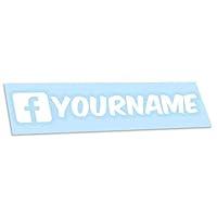 Algopix Similar Product 12 - Custom Facebook Name Vinyl Decal 