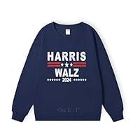 Algopix Similar Product 1 - Harris Walz Sweatshirt (4XL, Darkblue)