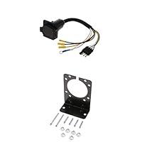 Algopix Similar Product 5 - Homyl 7 Pin Trailer Plug Adapter