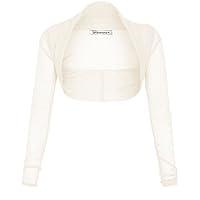 Algopix Similar Product 5 - Womens Sheer Mesh Chiffon Bolero Shrug