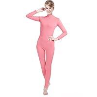 Algopix Similar Product 4 - QY Unisex Spandex Unitard Mock Neck