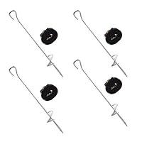 Algopix Similar Product 3 - Relaxdays Set of Pegs for Trampolines