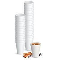 Algopix Similar Product 18 - 12 Oz Disposable Hot Cups  White