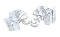 Algopix Similar Product 10 - Origami Elephant Earrings in Sterling