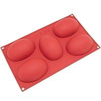 Algopix Similar Product 9 - Silicone Molds Half Egg 5 Cup