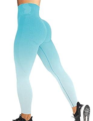 Best Deal for YEOREO Women High Waist Workout Gym Smile Contour Seamless