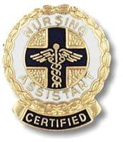 Algopix Similar Product 15 - Certified Nursing Assistant Emblem Pin