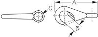 Algopix Similar Product 13 - Fast Eye SNAP #1 BRS 2-7/8"