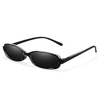 Algopix Similar Product 1 - SODQW Small Trendy Rectangle Sunglasses