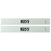 Algopix Similar Product 7 - KISS Men's Logo Wristband One Size White