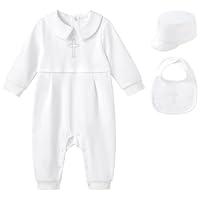 Algopix Similar Product 12 - pureborn Baby Boys Baptism Outfits Long