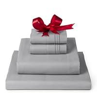 Algopix Similar Product 5 - Mellanni Queen Sheets Set  4 PC Iconic