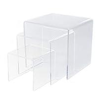 Algopix Similar Product 8 - Clear Acrylic Riser Set of Three