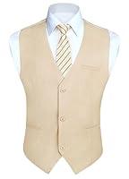 Algopix Similar Product 7 - HISDERN Business Formal Dress Vests