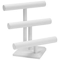Algopix Similar Product 13 - SSWBasics 3Tier White Faux Leather