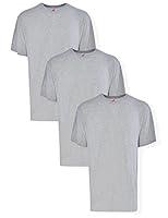 Algopix Similar Product 10 - Hanes Mens Crew Undershirt Grey  3