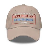 Algopix Similar Product 5 - Embroidered Republicans for Harris Cap