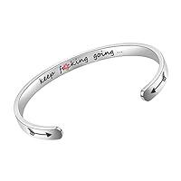 Algopix Similar Product 4 - SAM  LORI Inspirational Bracelet for