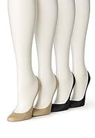 Algopix Similar Product 1 - Hue Womens 4 Pair Microfiber Liner