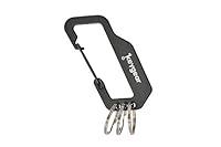Algopix Similar Product 18 - KeyGear Multi-Ring Carabiner 2.0, Black