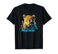 Algopix Similar Product 13 - jaguar head wildlife T-Shirt