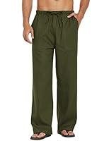 Algopix Similar Product 13 - COOFANDY Mens Linen Loose Casual