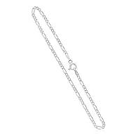 Algopix Similar Product 18 - Sterling Silver Figaro Chain Link