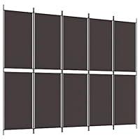 Algopix Similar Product 19 - vidaXL 5Panel Room Dividing Screen 