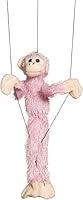 Algopix Similar Product 2 - Sunny Toys Fuzzy Pink Monkey Marionette
