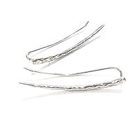 Algopix Similar Product 9 - Ear Climber Earrings Long Sterling