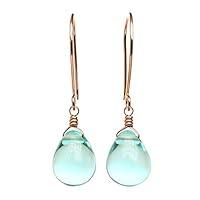 Algopix Similar Product 4 - Kahili Creations Sky Blue Earrings