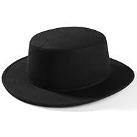 Algopix Similar Product 2 - joxipe Fashion Classic Black Fedora Hat