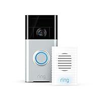 Algopix Similar Product 11 - Ring Video Doorbell Satin Nickel with