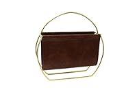 Algopix Similar Product 16 - Benzara Stylish Metal Magazine Rack