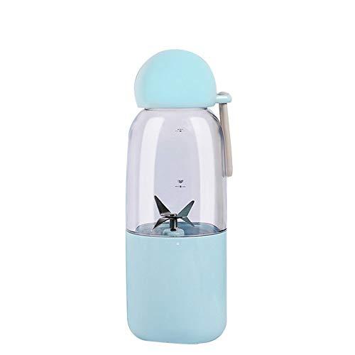 Personal Smoothie Blender Mini Portable Travel Juicer Cup, USB Rechargeable  Blender, Blue
