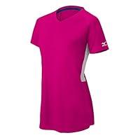 Algopix Similar Product 16 - Mizuno Girls Comp ShortSleeve VNeck