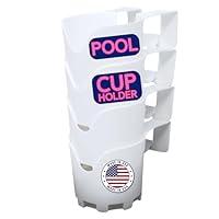 Algopix Similar Product 8 - White Poolside Cup Holder for Above