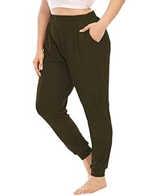 Best Deal for Gboomo Womens Plus Size Lounge Pants Casual Stretchy Jogger