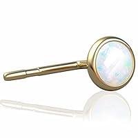Algopix Similar Product 7 - Opal Tragus Stud Earring Tragus 