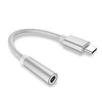 Algopix Similar Product 2 - 1 Pcs Silver Type C to 35mm AUX