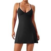 Algopix Similar Product 9 - Womens Tennis Dress with Built in