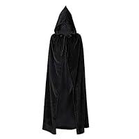 Algopix Similar Product 2 - Durio Hooded Cloak Unisex Adult Cloak